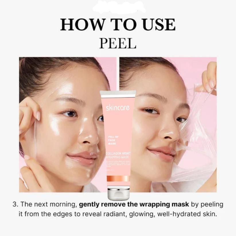 🌙 Collagen Night Wrapping Peel Off Mask (Pack of 2)