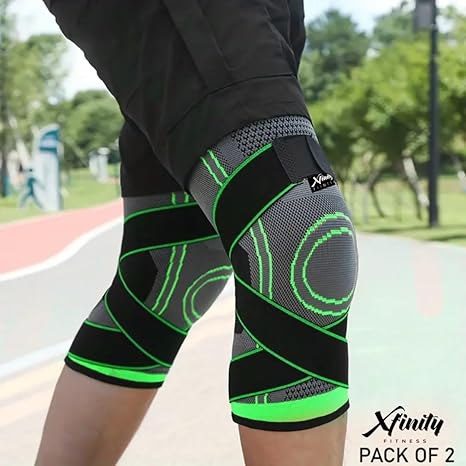 Knee Compression Sleeve, Knee Support for Sports Workout ( Pair Of 1 )