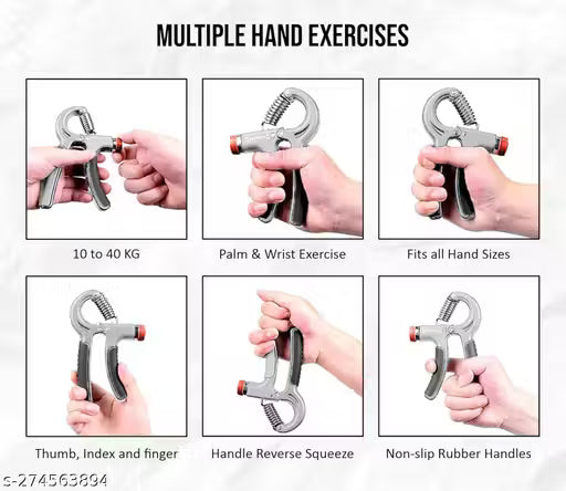 Hand Grip Workout Strengthener, Adjustable Hand Gripper for Men & Women for Gym Workout Hand Exercise Equipment to Use in Home for Forearm