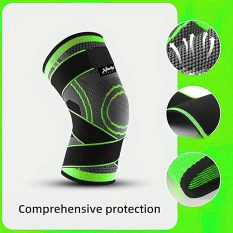 Knee Compression Sleeve, Knee Support for Sports Workout ( Pair Of 1 )