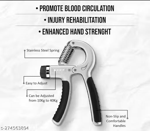 Hand Grip Workout Strengthener, Adjustable Hand Gripper for Men & Women for Gym Workout Hand Exercise Equipment to Use in Home for Forearm