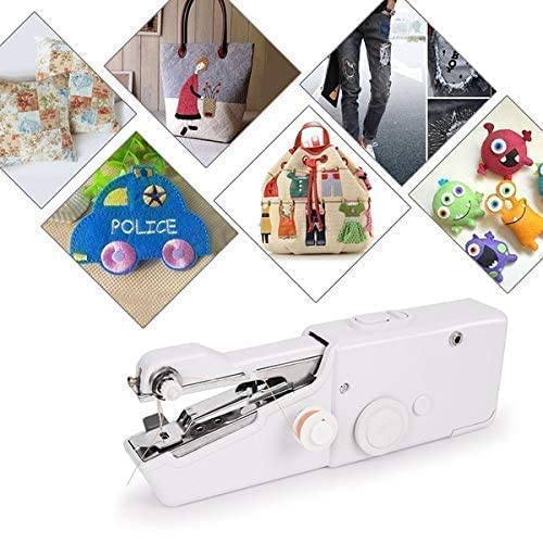 Electric Handy Stitch Mini Hand Sewing Machine Stapler Style Mini Machine Home Tailoring Silai Machine Emergency Stitching Handheld Sewing Machine For Emergency Stitching