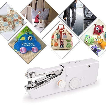 Electric Handy Stitch Mini Hand Sewing Machine Stapler Style Mini Machine Home Tailoring Silai Machine Emergency Stitching Handheld Sewing Machine For Emergency Stitching